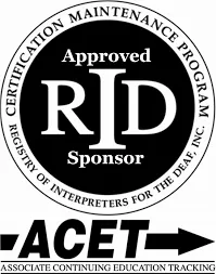 Register of Interpreters for the deaf (RID)